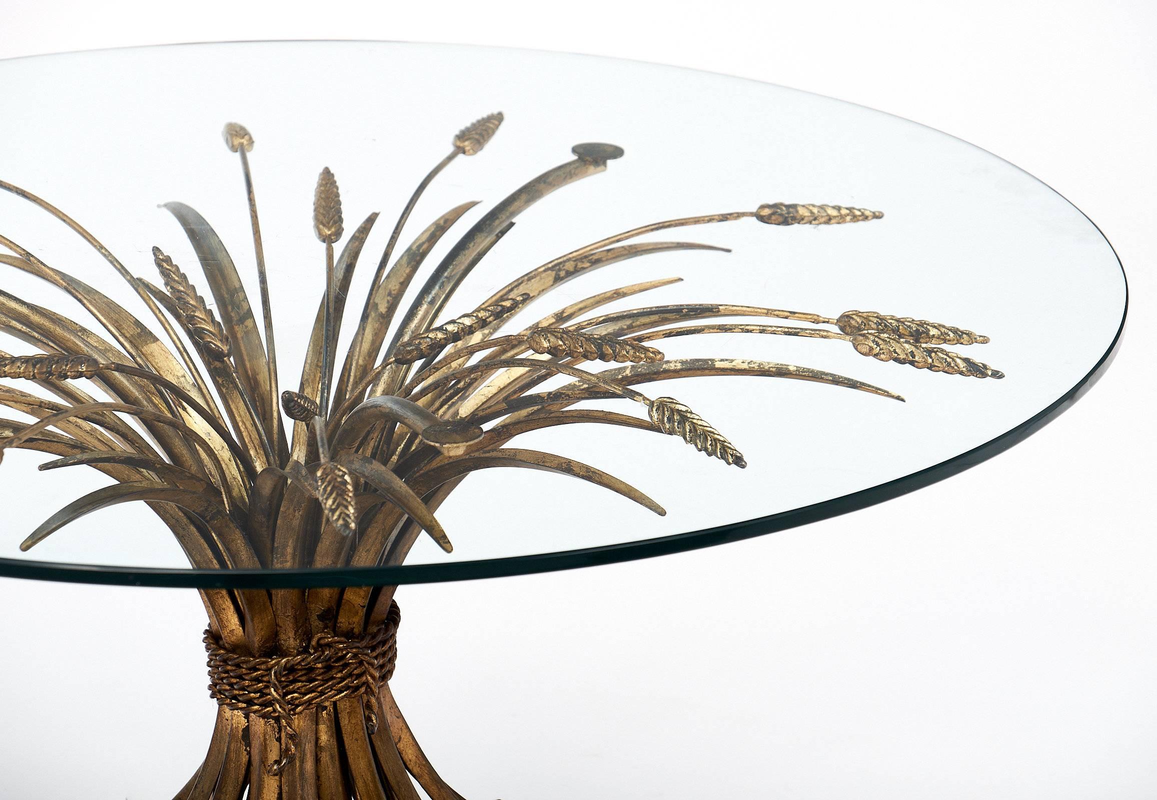 French ‘Sheaf of Wheat’ Vintage Coco Chanel Coffee Table