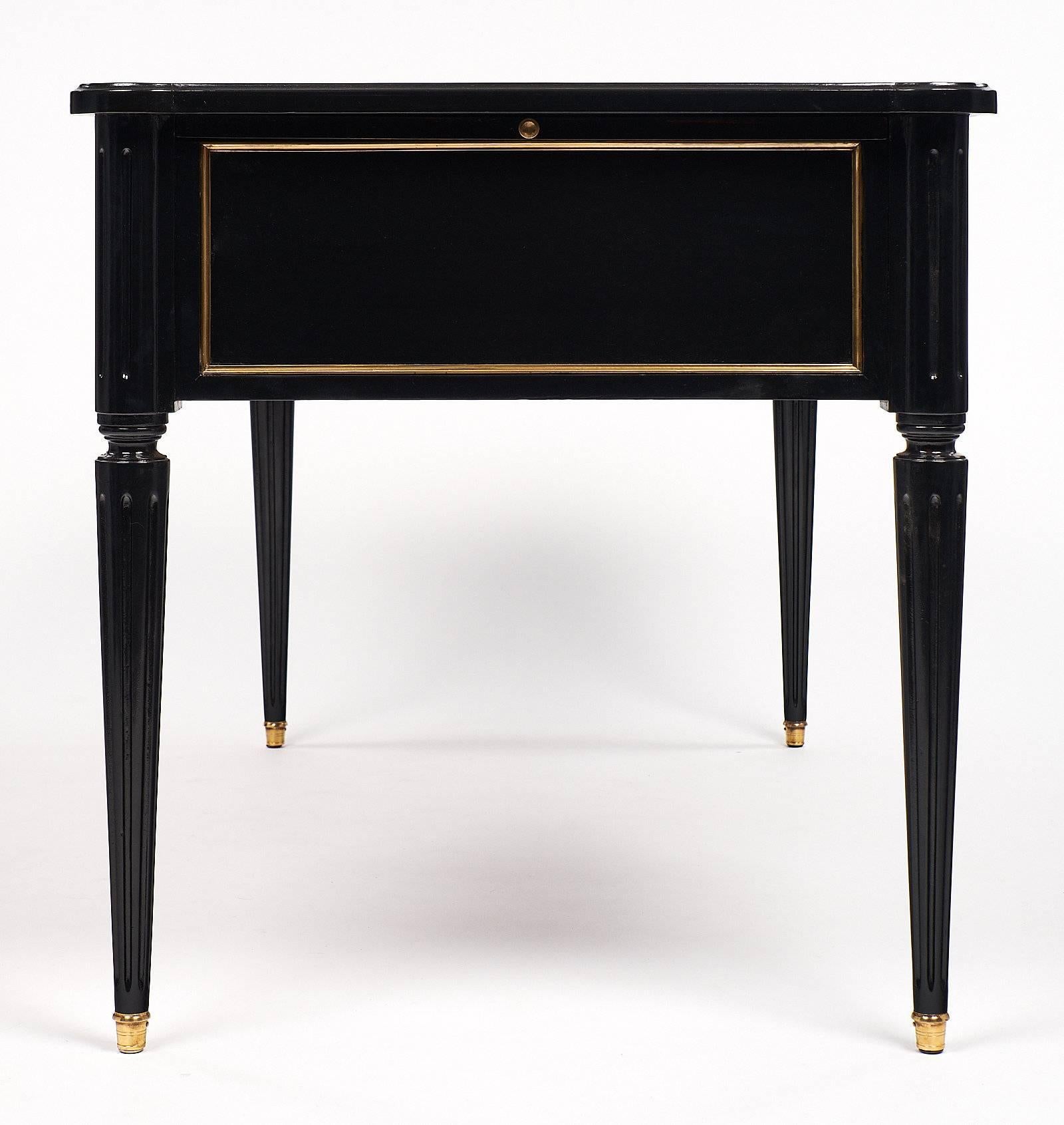 Antique Ebonized French Louis XVI Style Desk 4