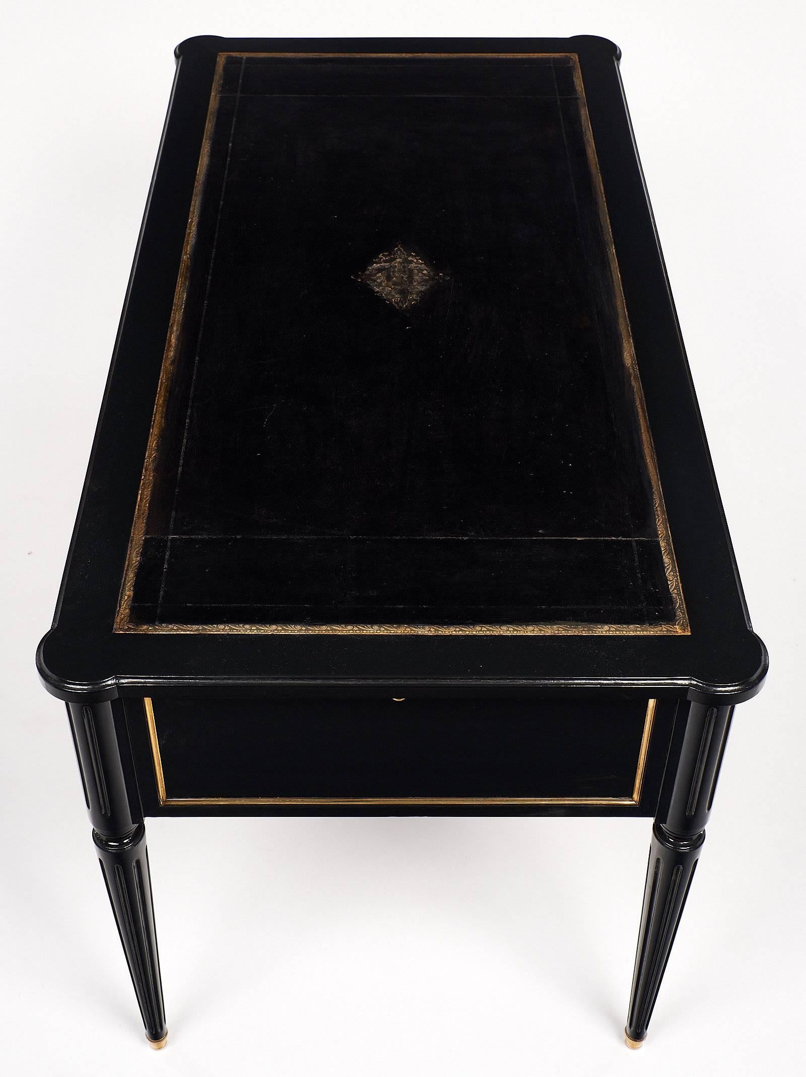 Antique Ebonized French Louis XVI Style Desk 2