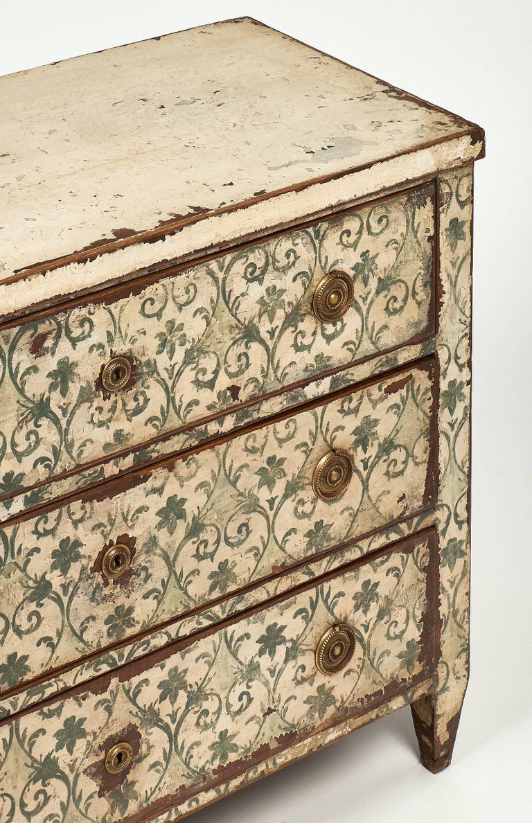 Antique Painted Spanish Chest at 1stdibs