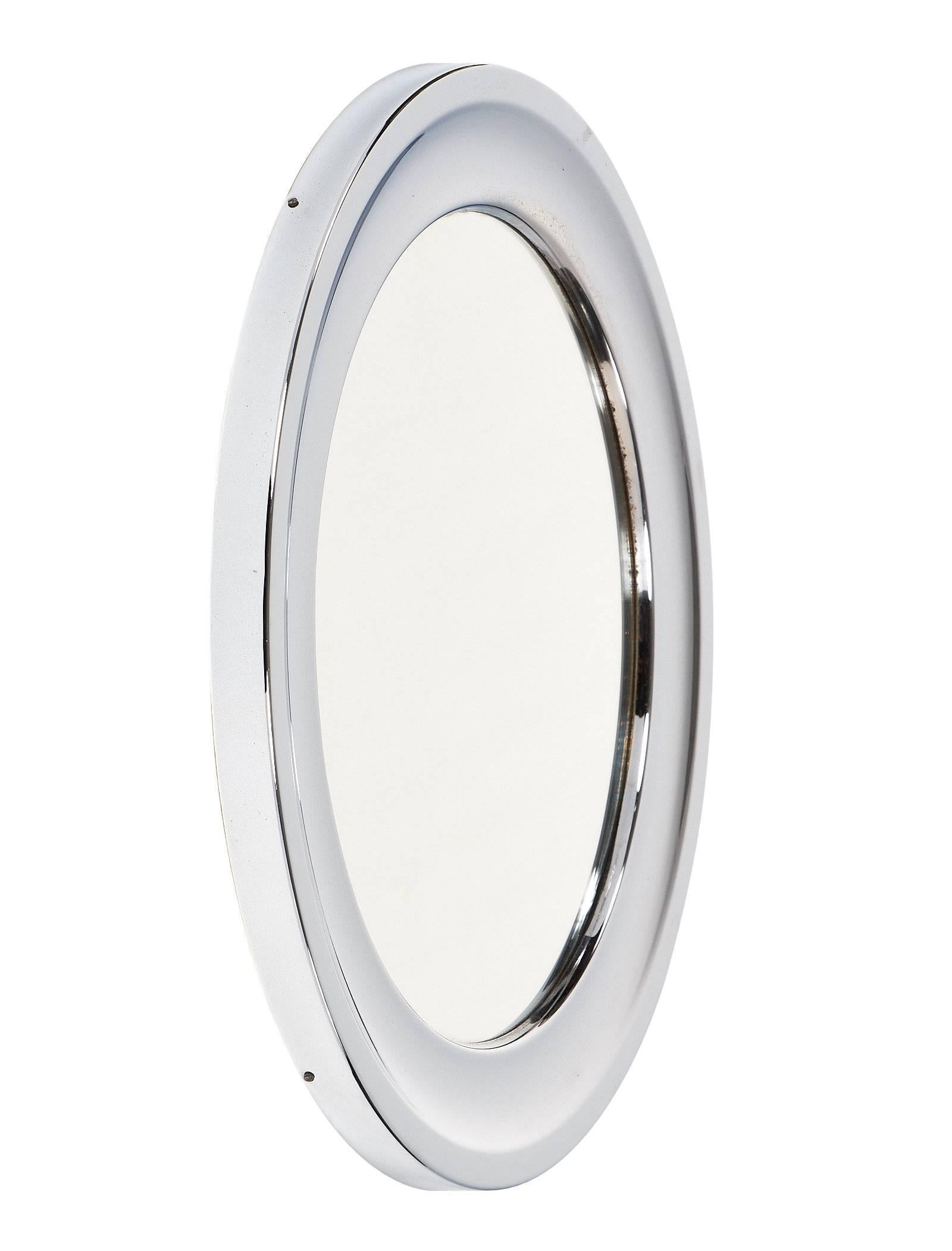 vintage circular mirror