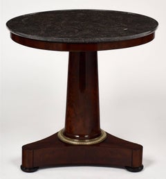 Empire Period Gueridon with Marble Top