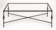 Forged Iron Art Deco Period Coffee Table