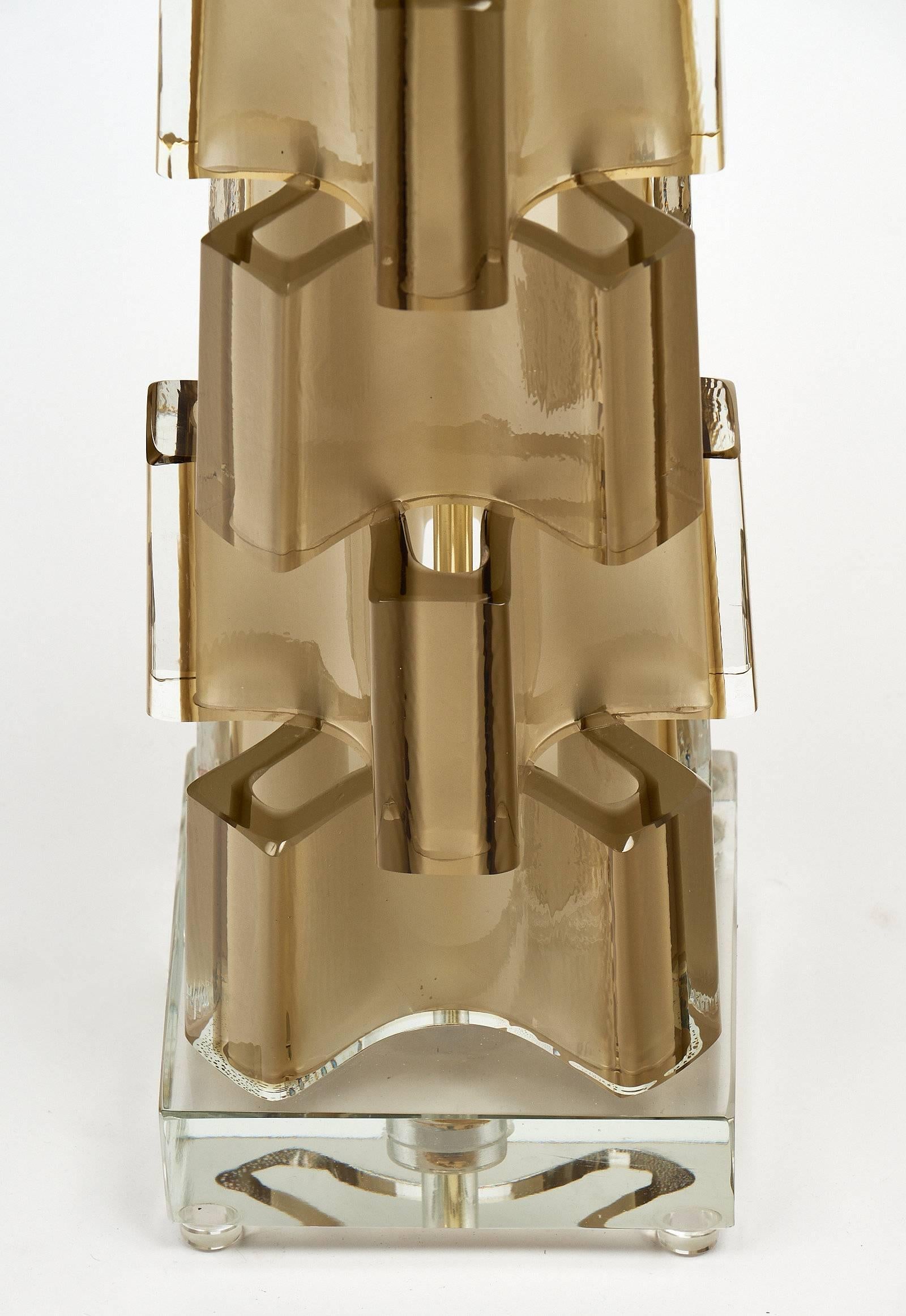 Geometrische Muranoglas-Tischlampen im Angebot 4
