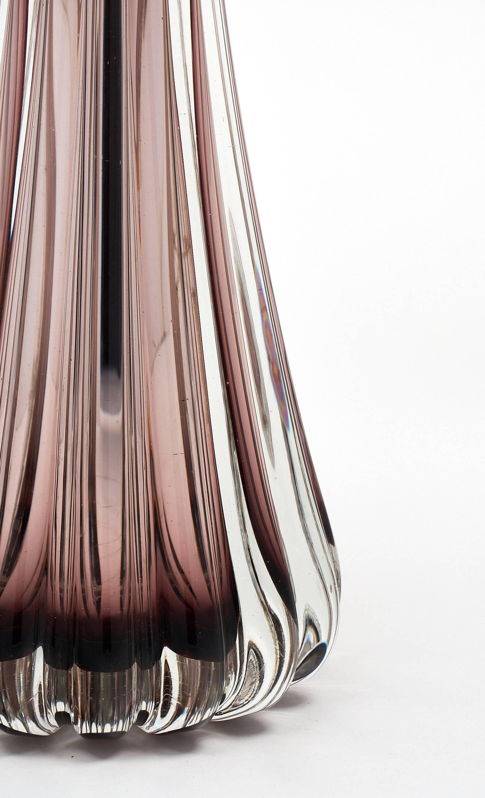 Murano Glas Amethyst-Lampen (21. Jahrhundert und zeitgenössisch) im Angebot
