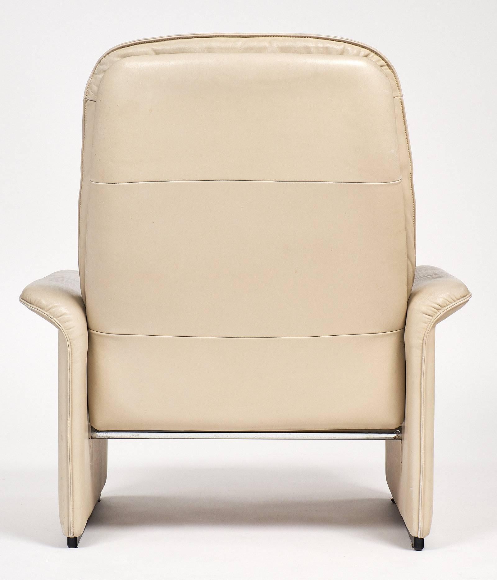 De Sede Cream Leather Armchairs 3