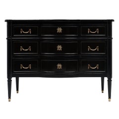 Ebonized 19th Century Louis XVI Style Chest