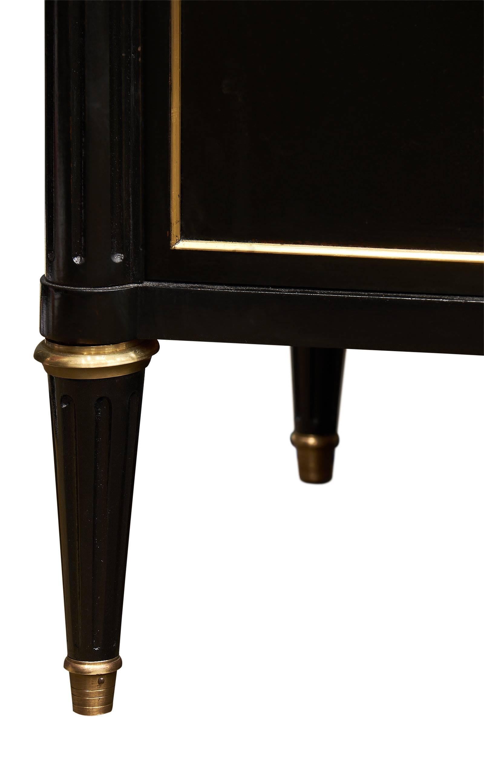 Ebonized Louis XVI Style Grand French Buffet 5