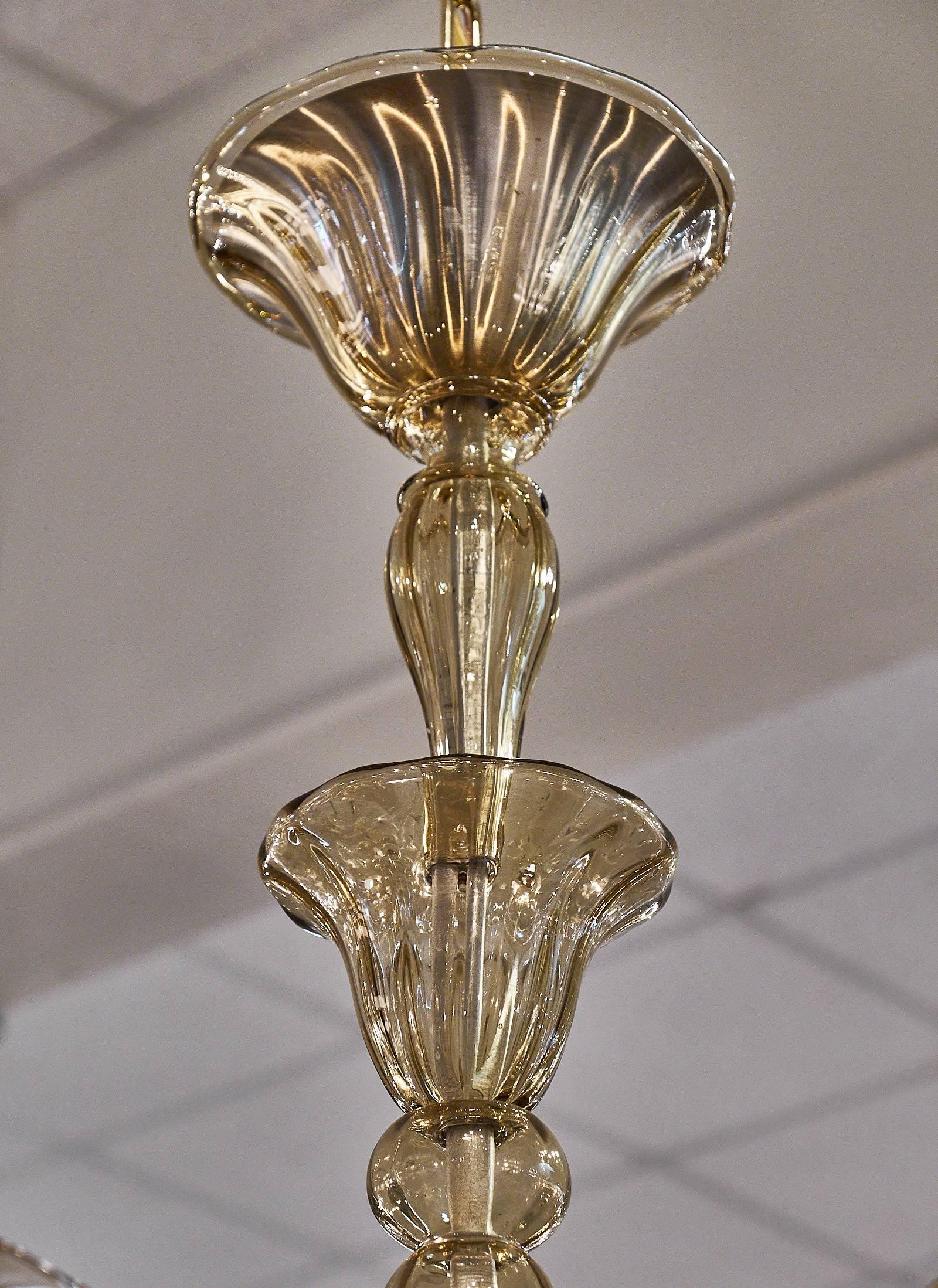 Italian Vintage Murano Glass Chandelier