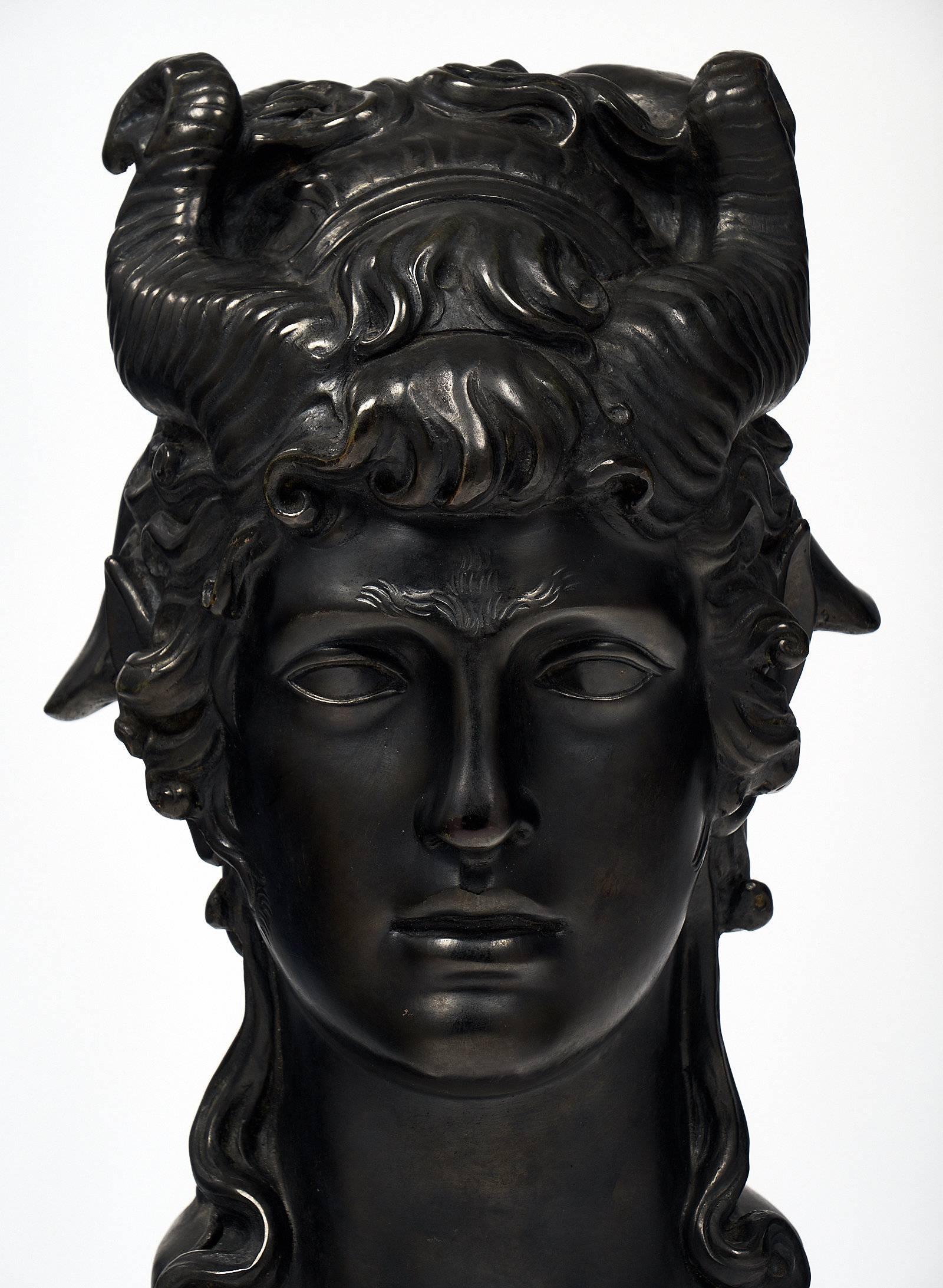 Italian Vintage Bronze Faune Sculpture by Chiurazzi