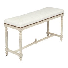 Antique French Painted Bench