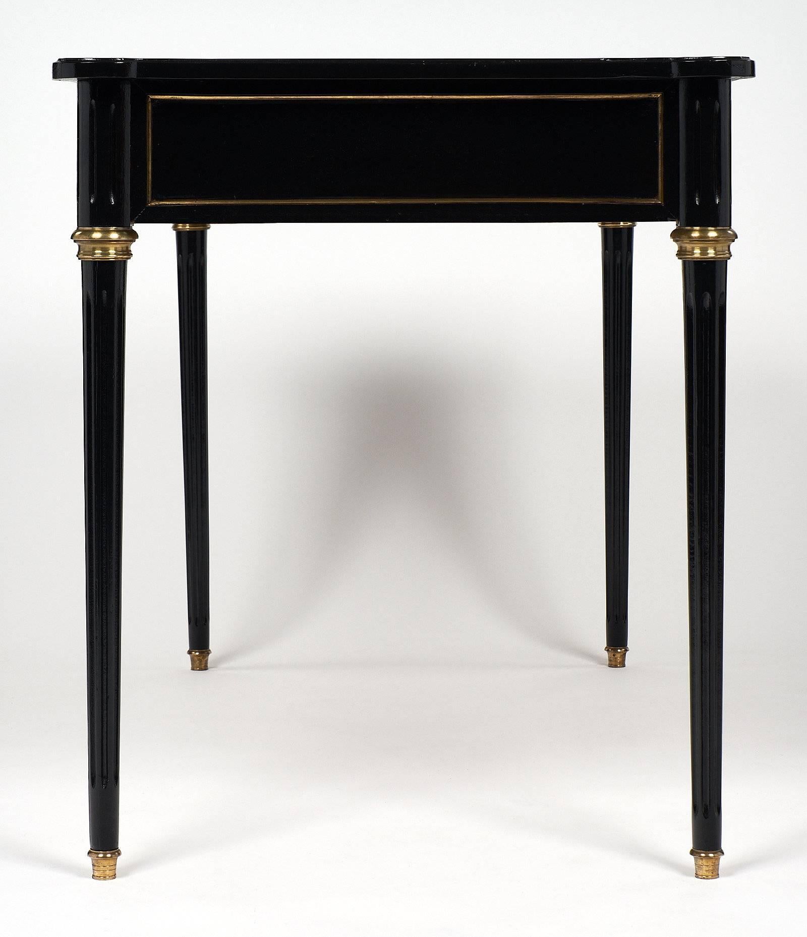 Louis XVI Style Leather-Top Desk 1