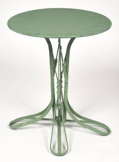 Green French Vintage Bistro Table