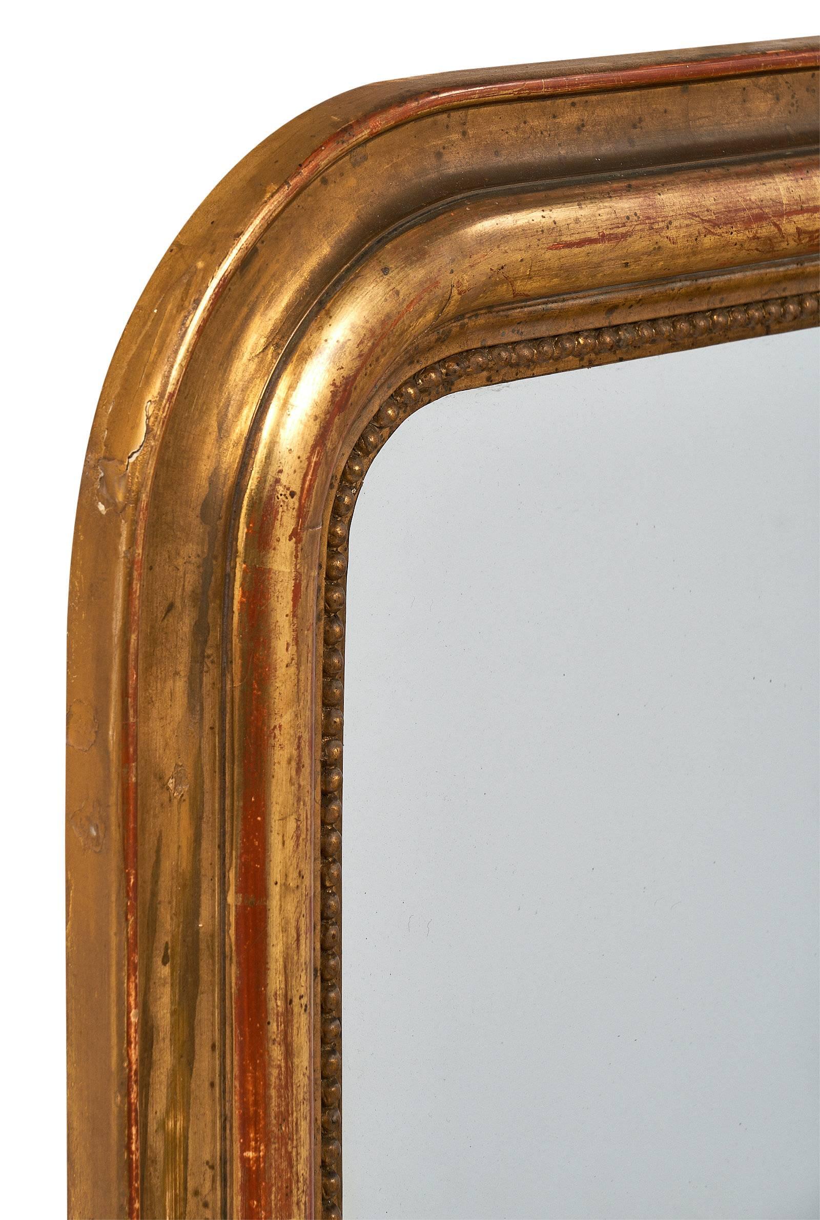 French Louis Philippe Period Small Mirror