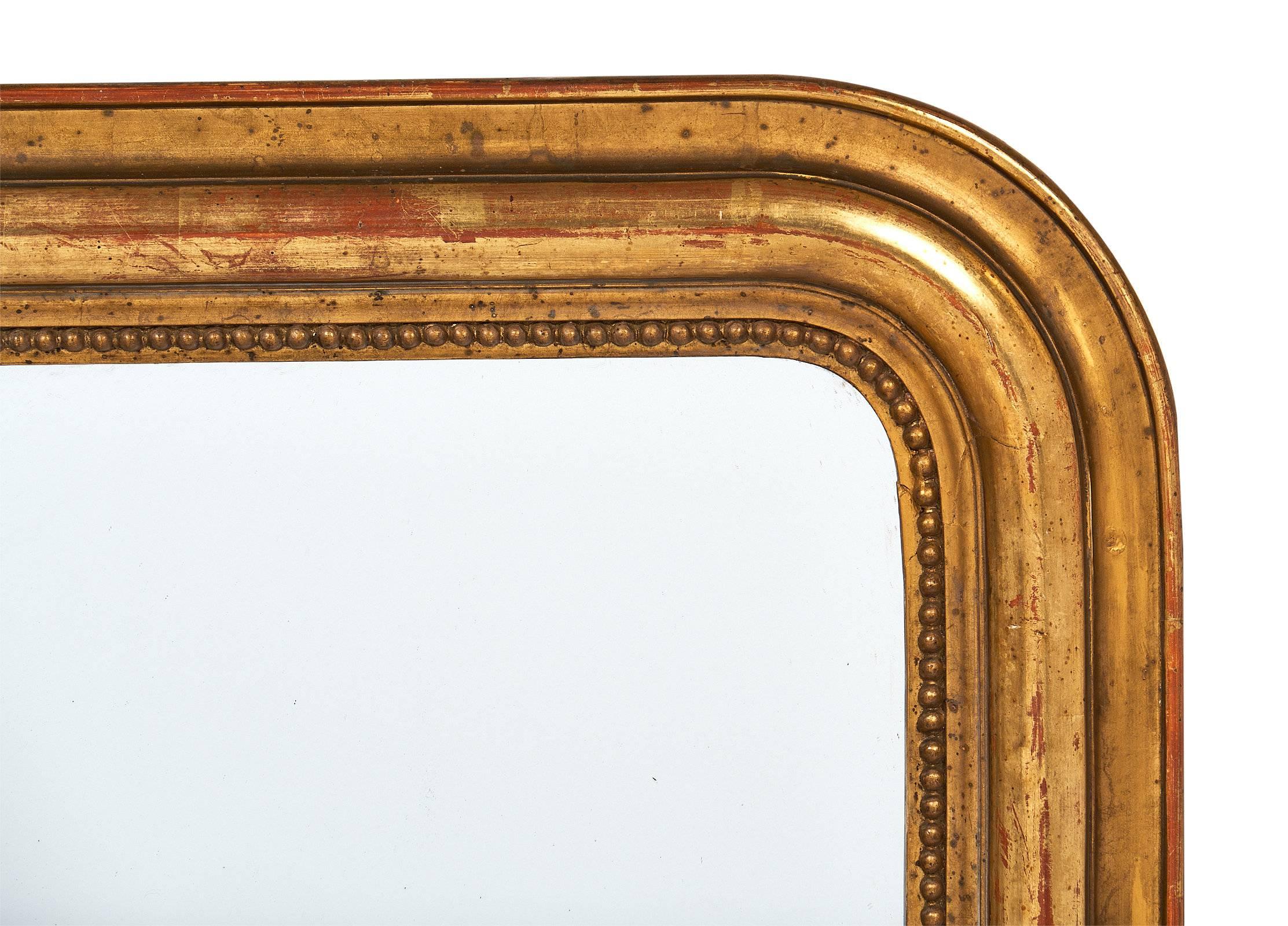 Mid-19th Century Louis Philippe Period Small Mirror