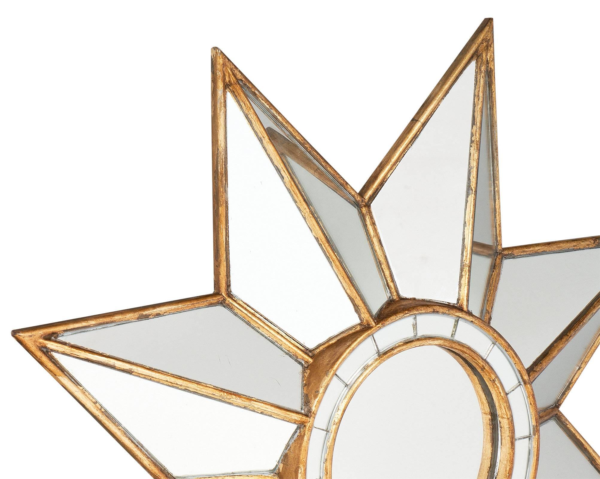 Mid-20th Century French Vintage Star Mirror