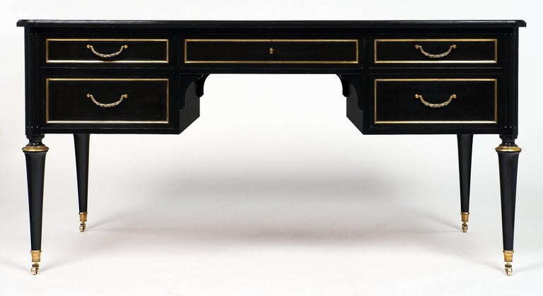 French Louis XVI Style Antique Desk At 1stdibs French Louis XVI Style Antique Desk In Excellent Condition For Sale In Austin, TX - French Louis XVI Style Antique Desk At 1stdibs