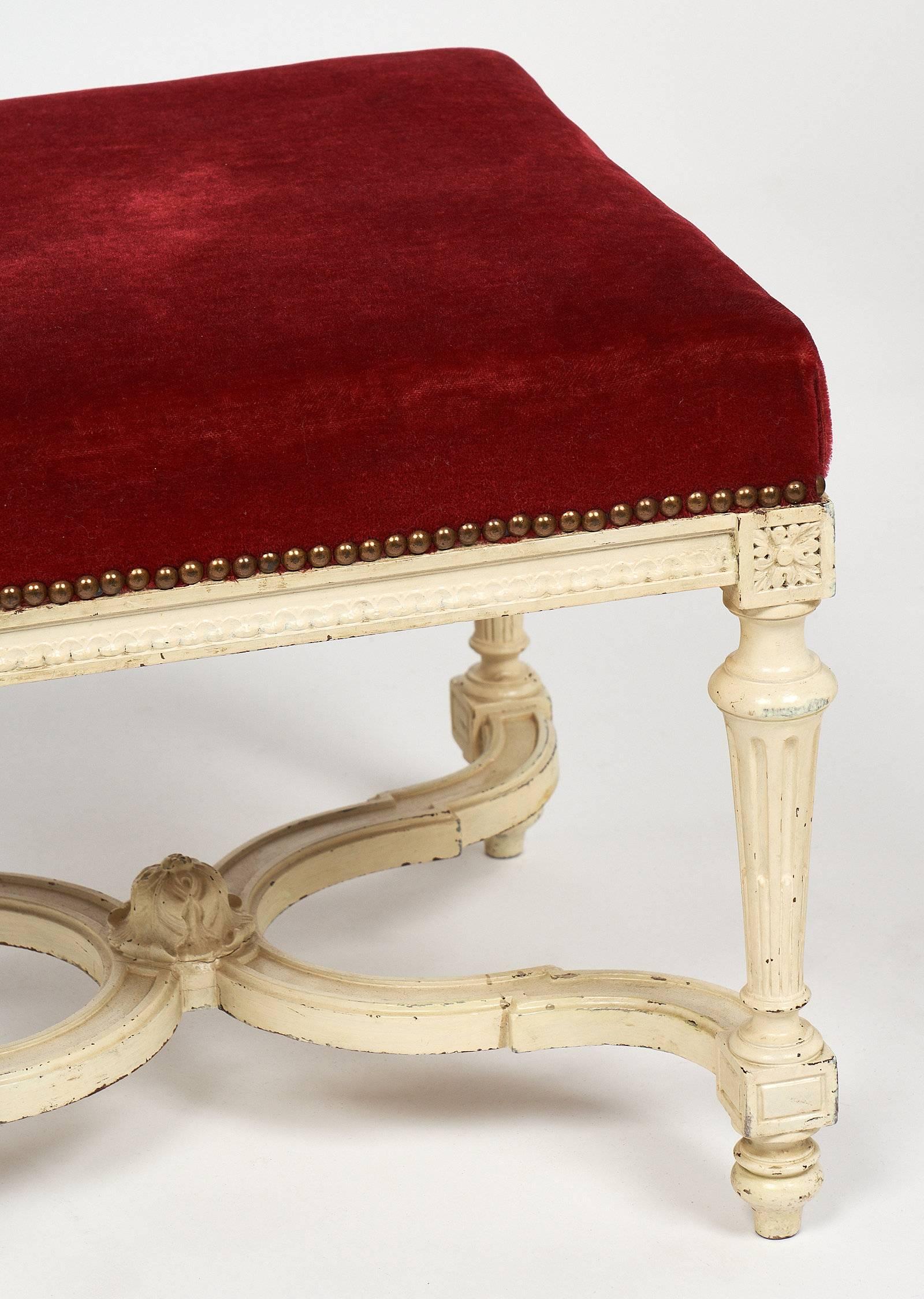 Louis XVI Style French Stool 2