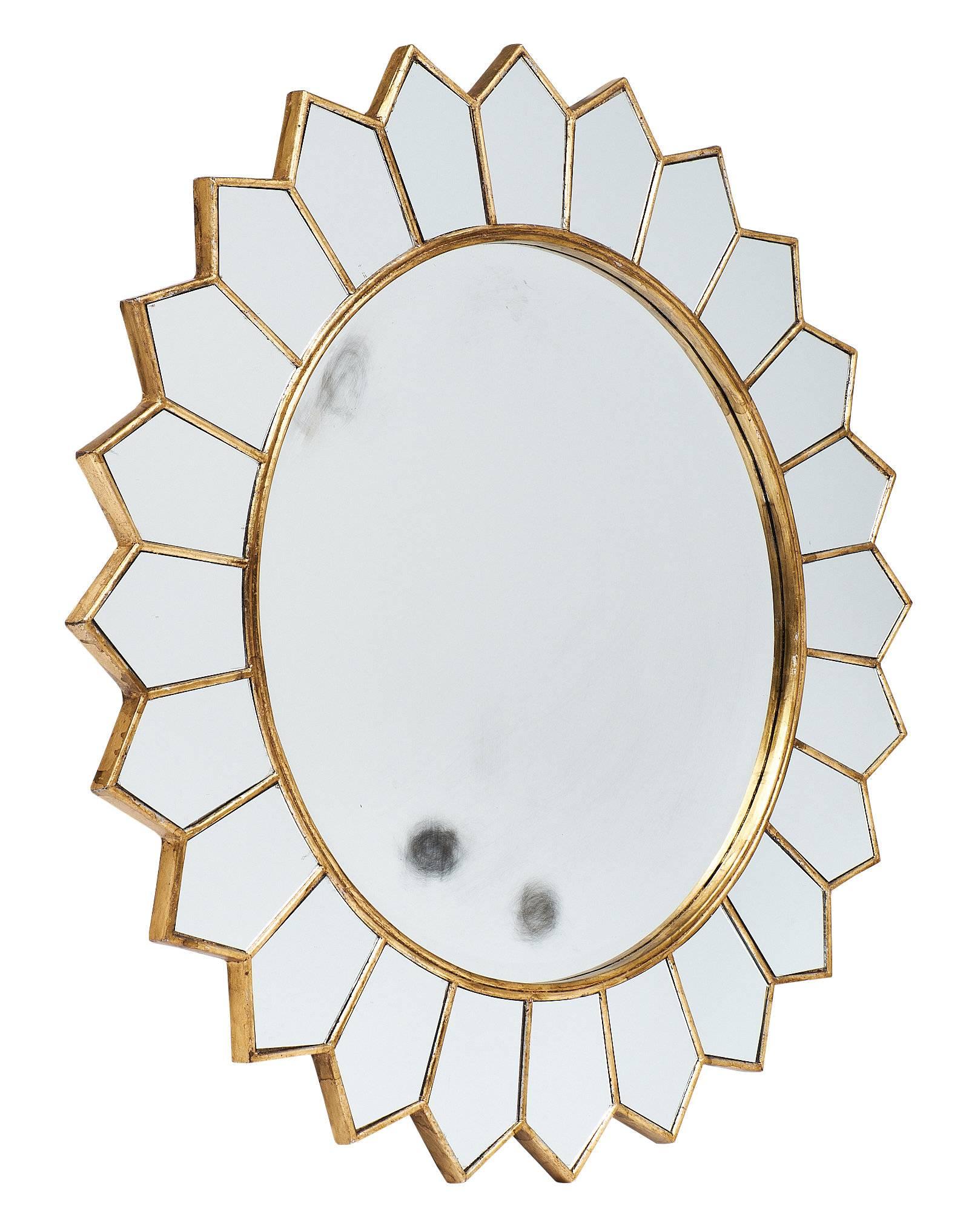 French Sunburst Mirror In Excellent Condition In Austin, TX