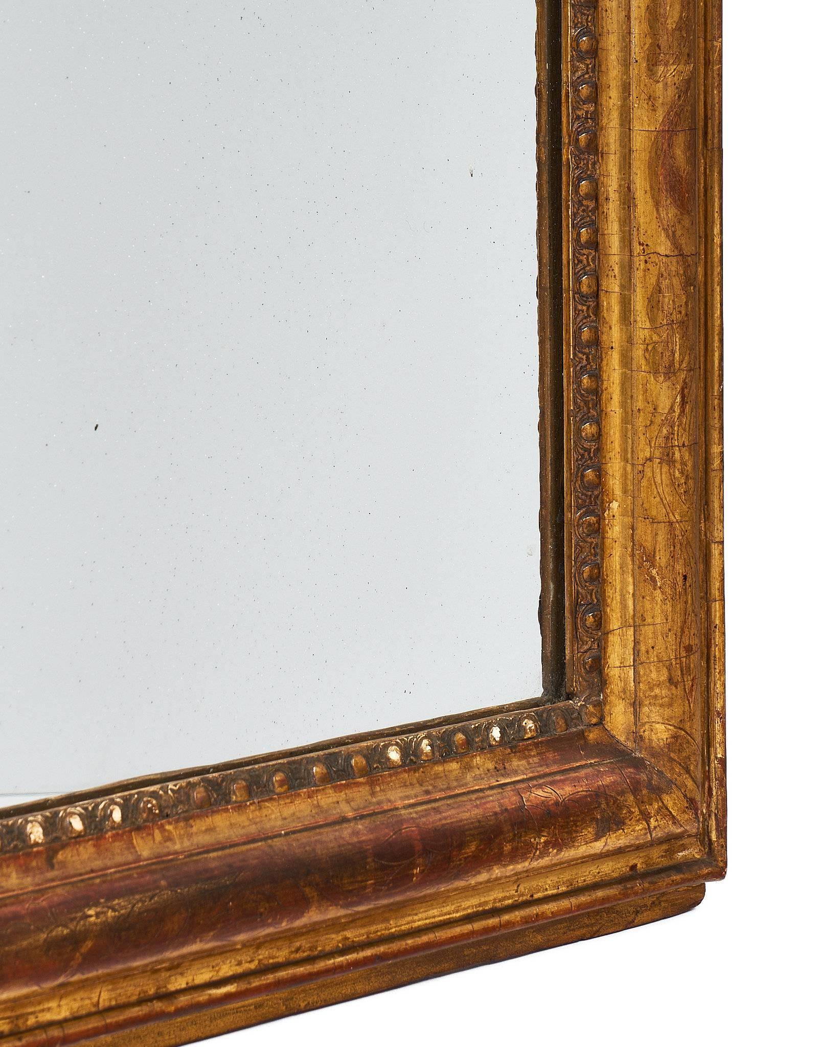 Louis Philippe Period Antique Mirror 4
