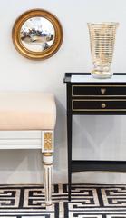 miroir convexe français du 19ème siècle en feuilles d'or
