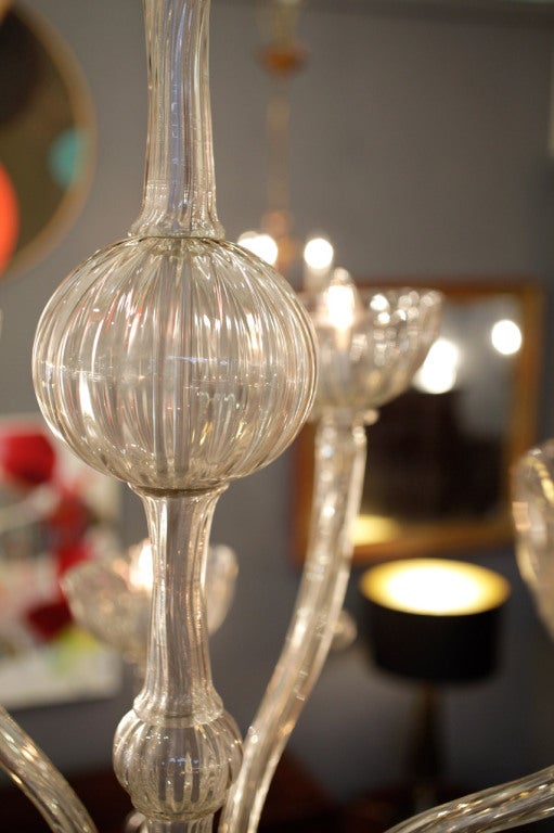Muranoglas-Kronleuchter „Cristallo Antico“ von Seguso im Zustand „Hervorragend“ im Angebot in Austin, TX