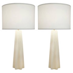 Murano Glass Table Lamps with Gold Flecks, Modern Design, Italy, New
