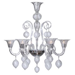 Murano Glass Cristallo Puro Chandelier
