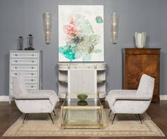 Antique Louis XVI Marble-Top Buffet