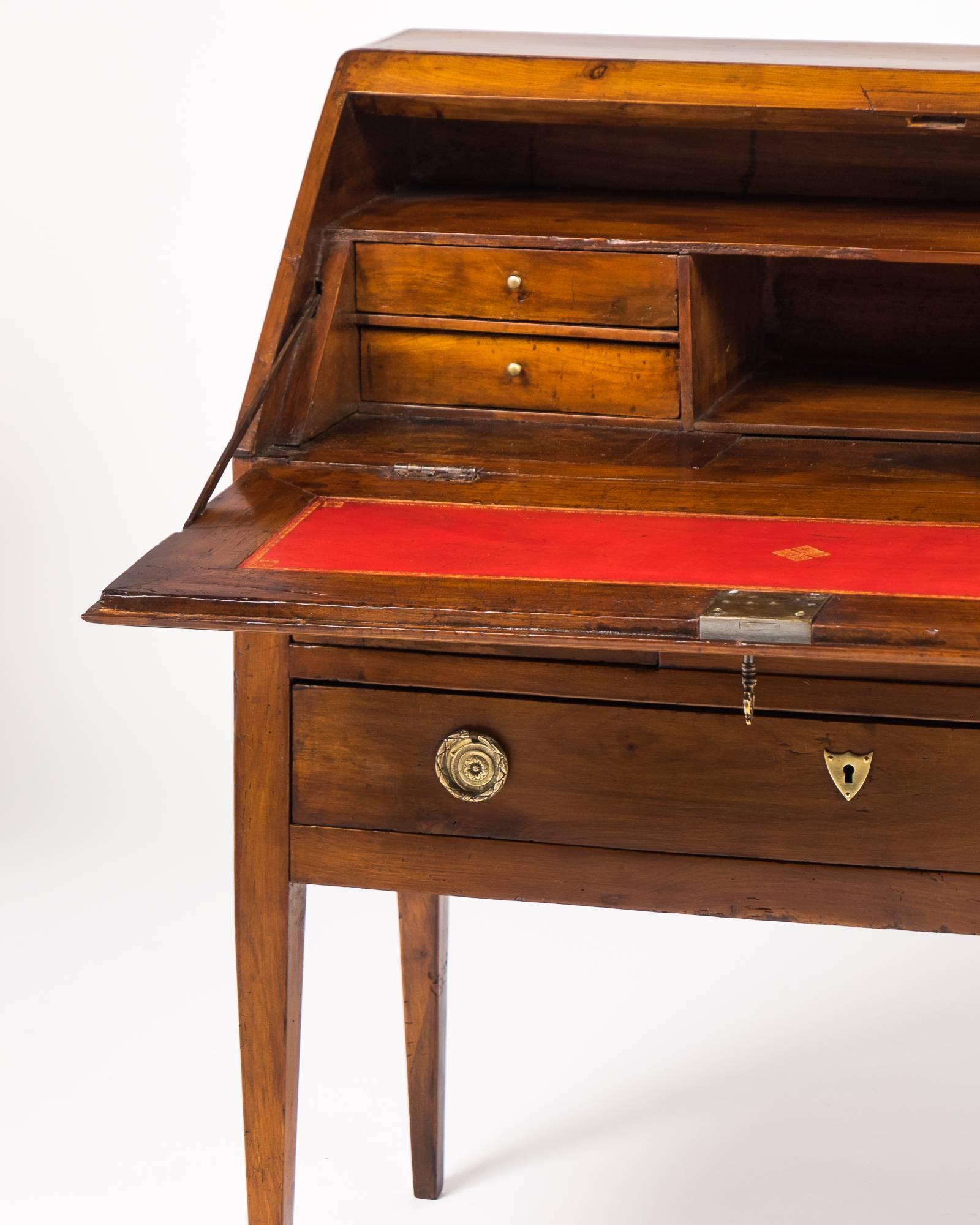 Antique Louis XVI Period Drop Front Desk 1