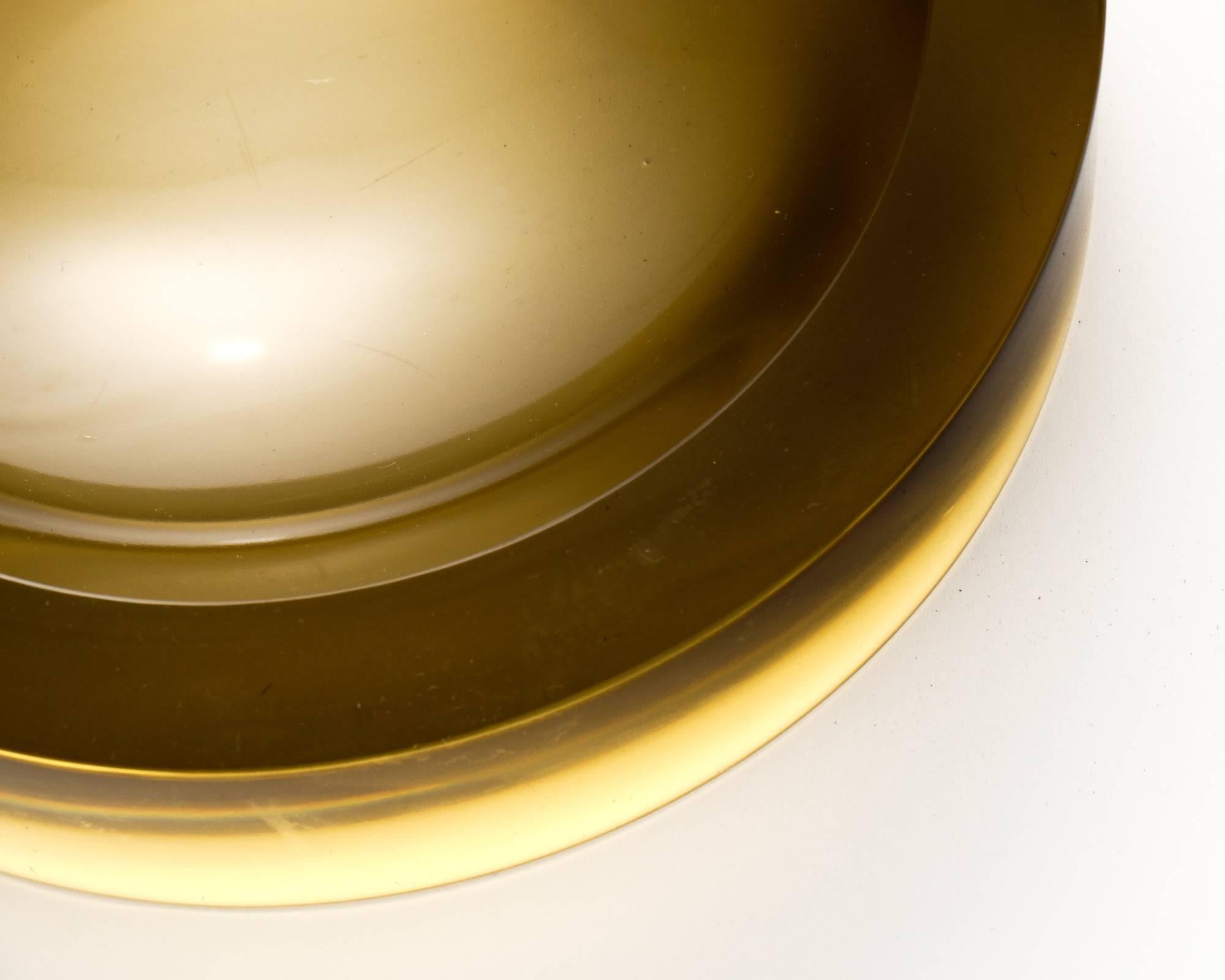 20th Century Murano Amber Glass Bowl
