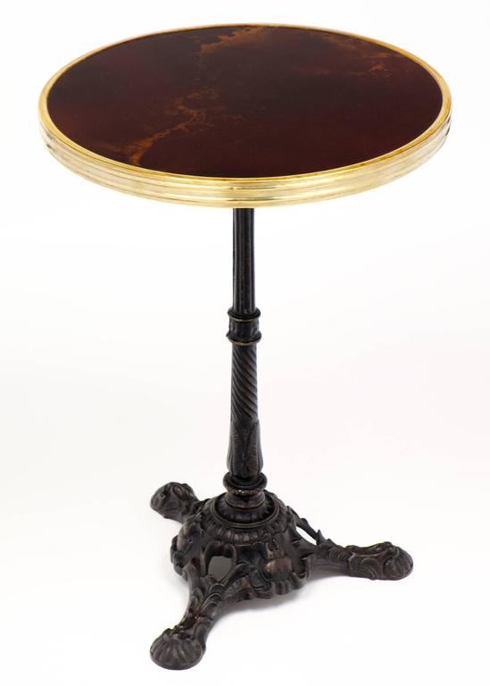 French Parisian Antique Bistro Table at 1stDibs antique cafe table