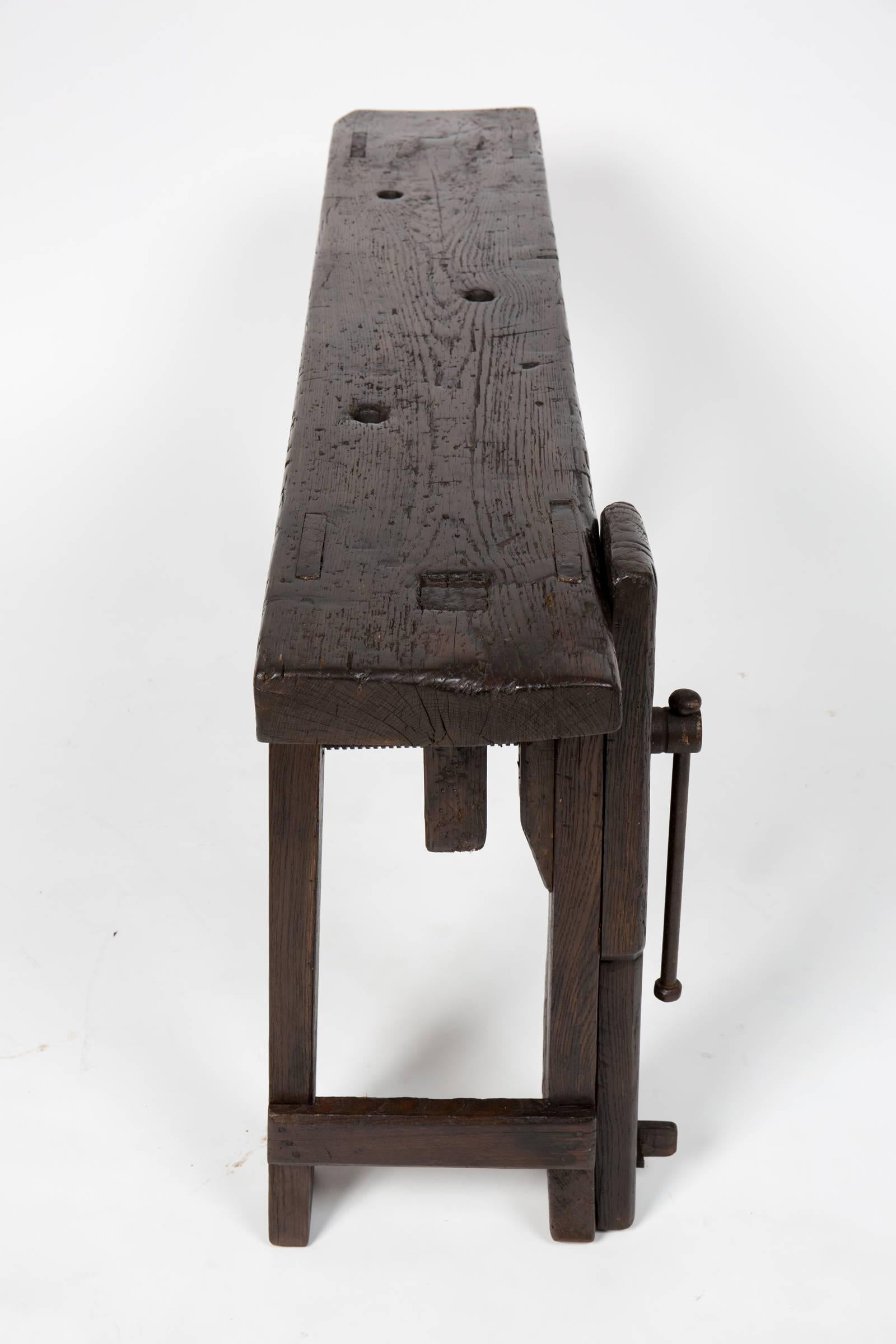 19th Century French Carpenter's Workbench 1