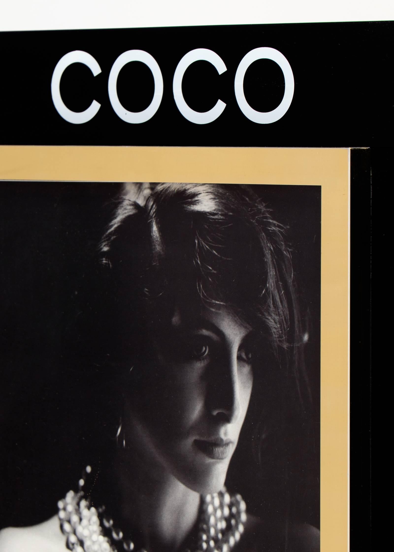 Mid-Century Modern Coco Chanel Perfume Lightbox Ad