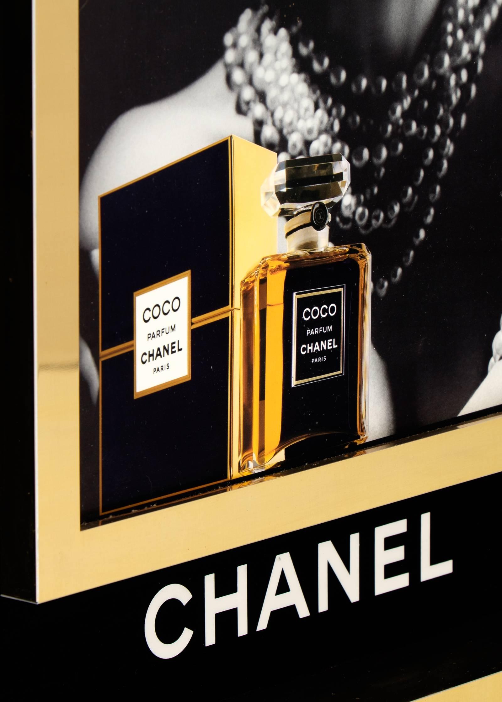 French Coco Chanel Perfume Lightbox Ad