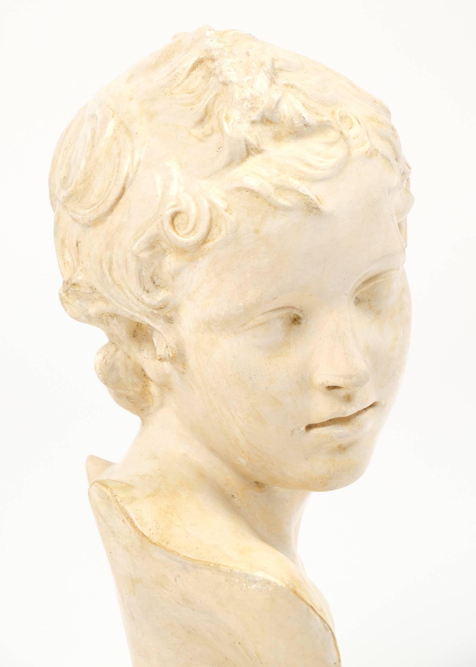 French Antique Bust of 