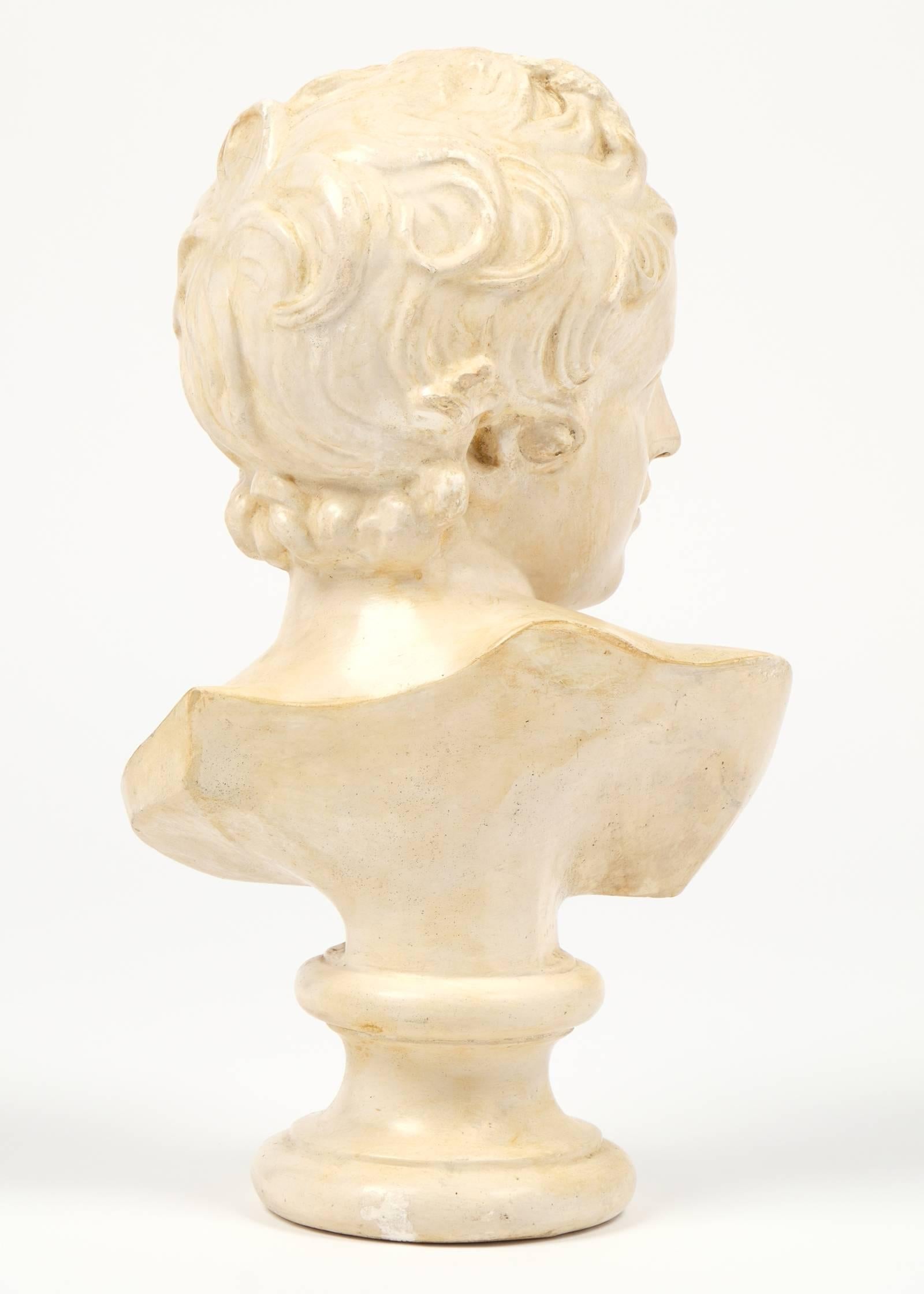 Patinated Antique Bust of 