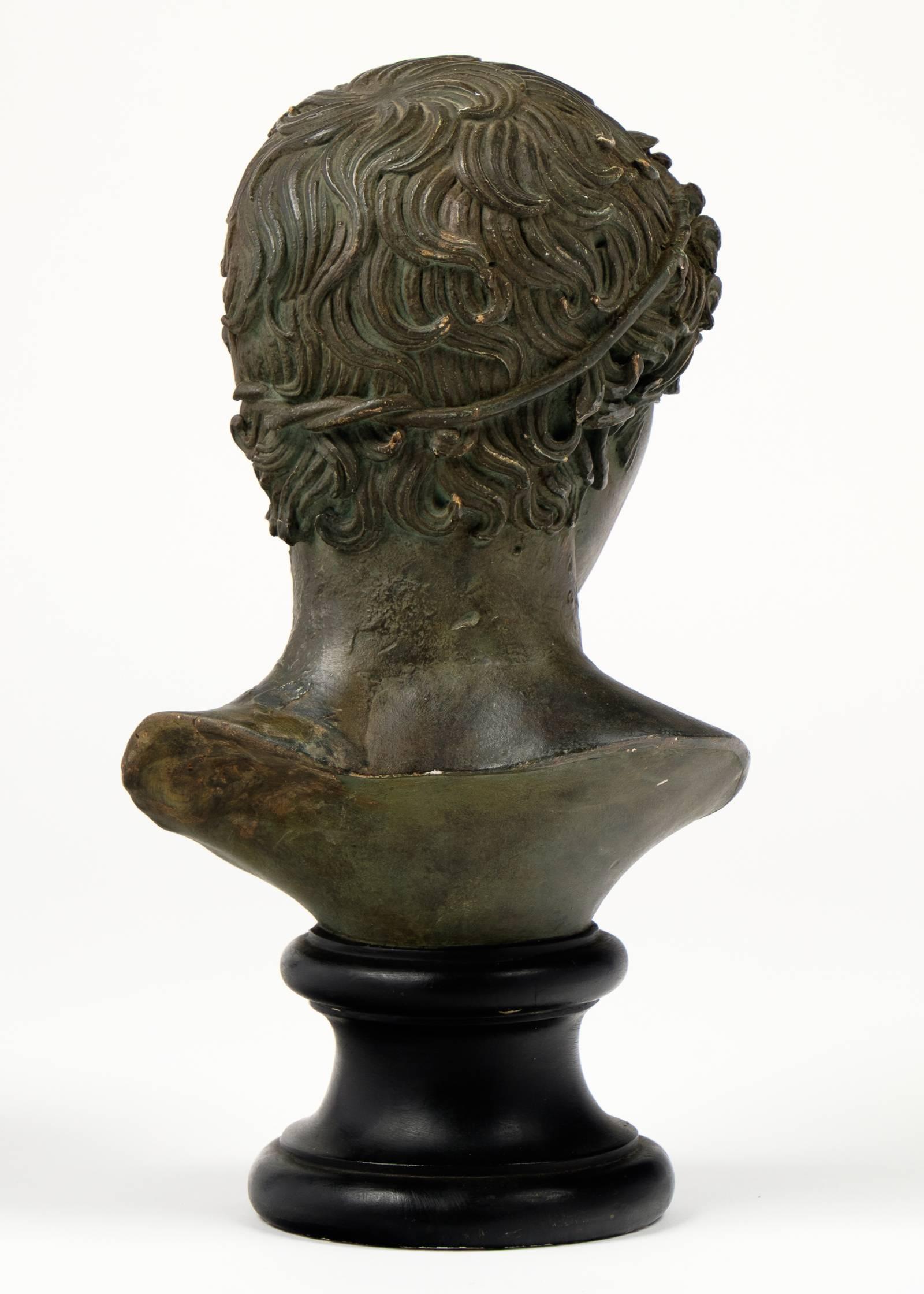 Classical Greek Antique Bust of Hermes