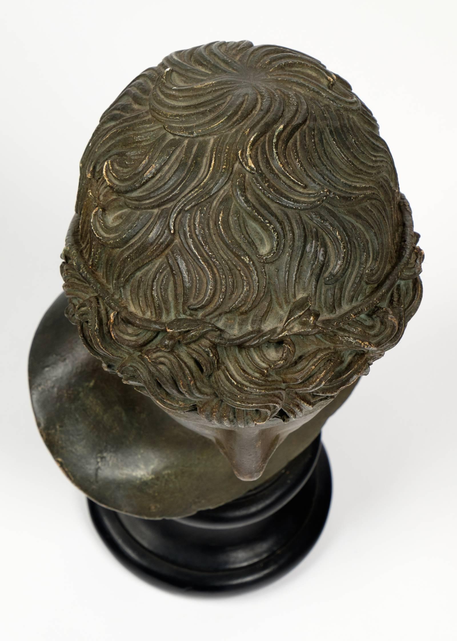 Antique Bust of Hermes In Good Condition In Austin, TX