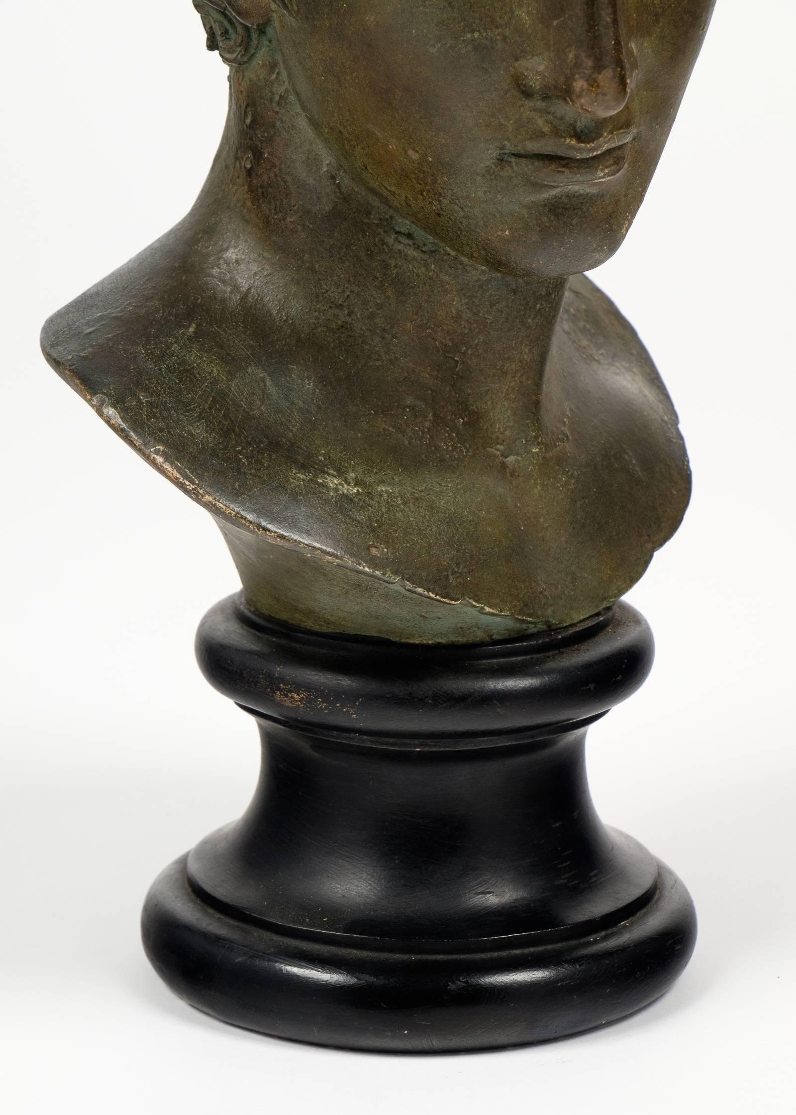 19th Century Antique Bust of Hermes