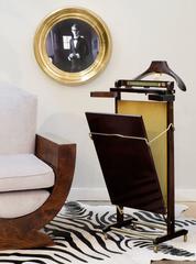Italian Mahogany Brass Gentleman's Valet