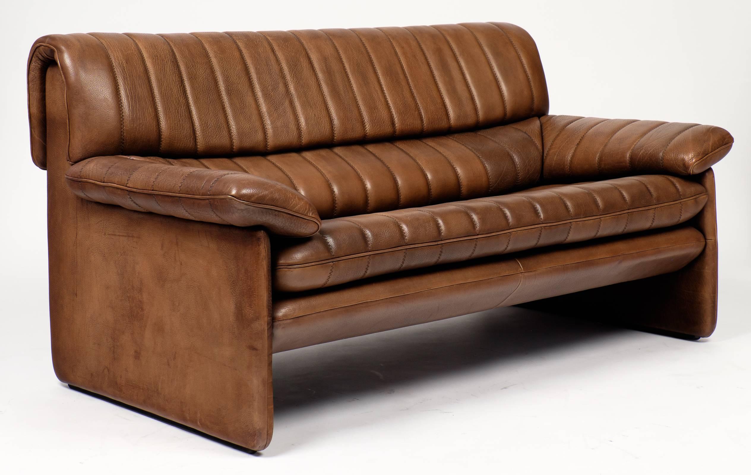 Mid-Century Modern Vintage de Sede DS-85 Soft Leather Sofa