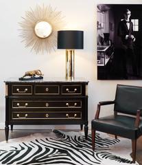 Louis XVI Period Marble-Top Chest and Desk