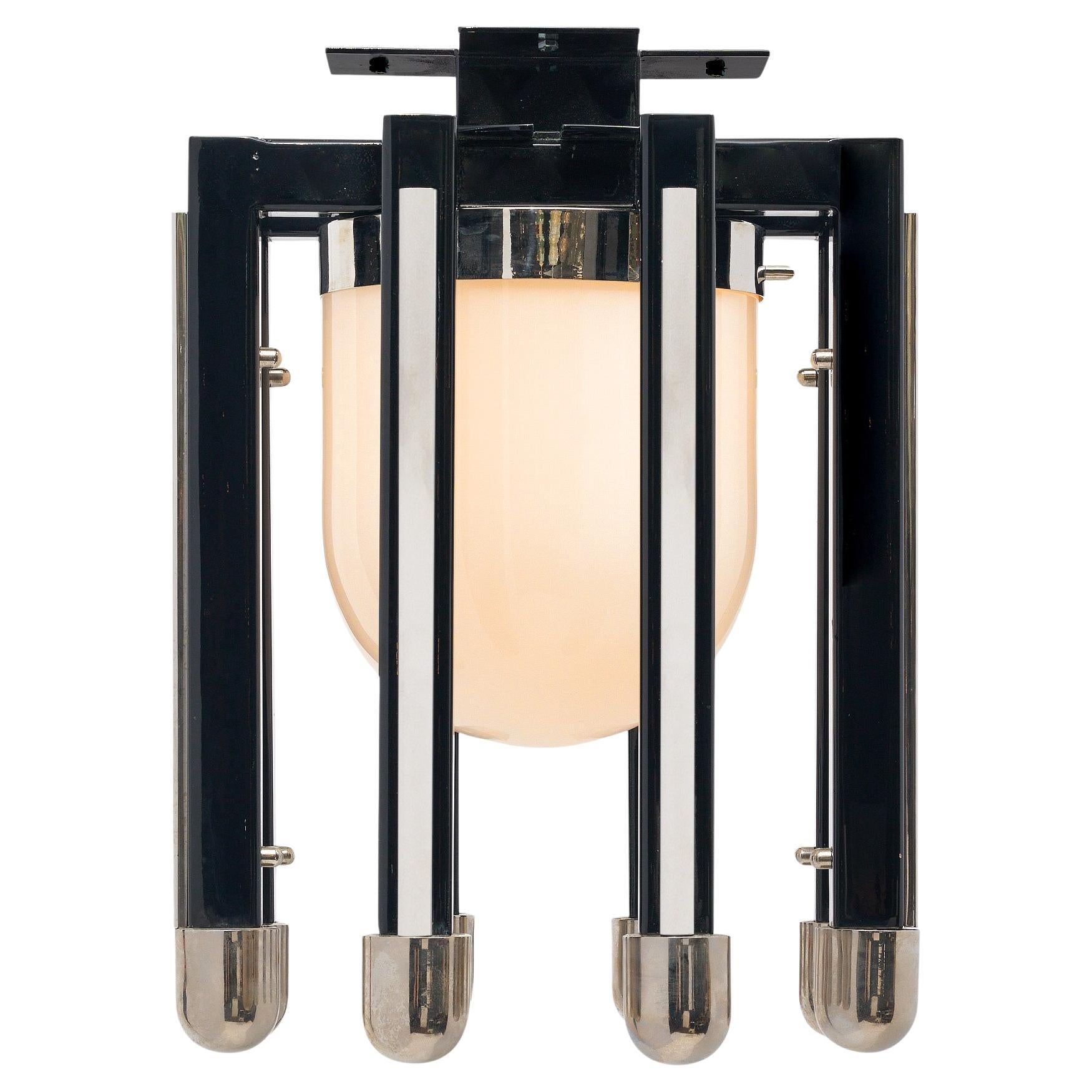 Lampadario modernista francese attribuito a Philippe Jean in vendita