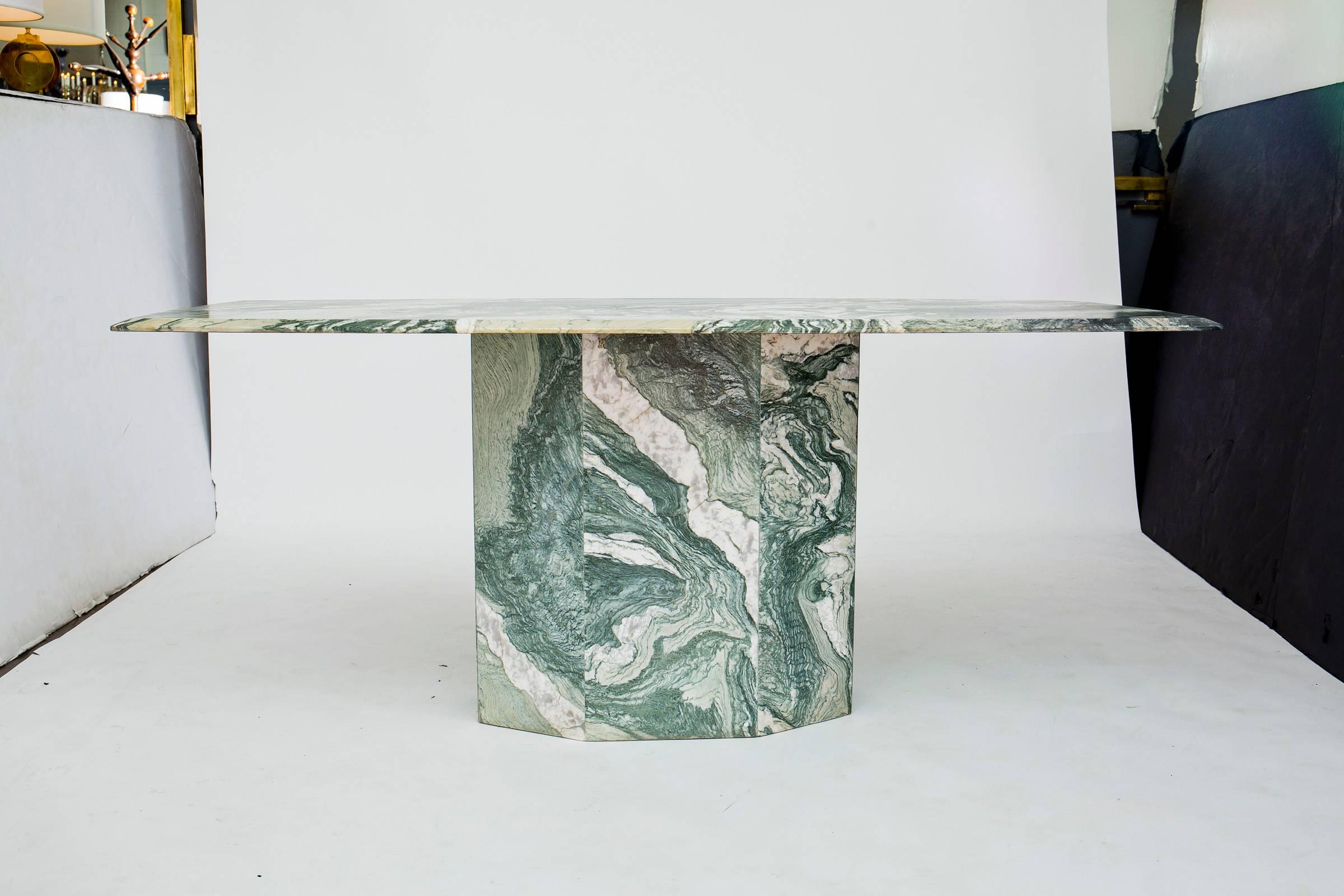 marble base dining table