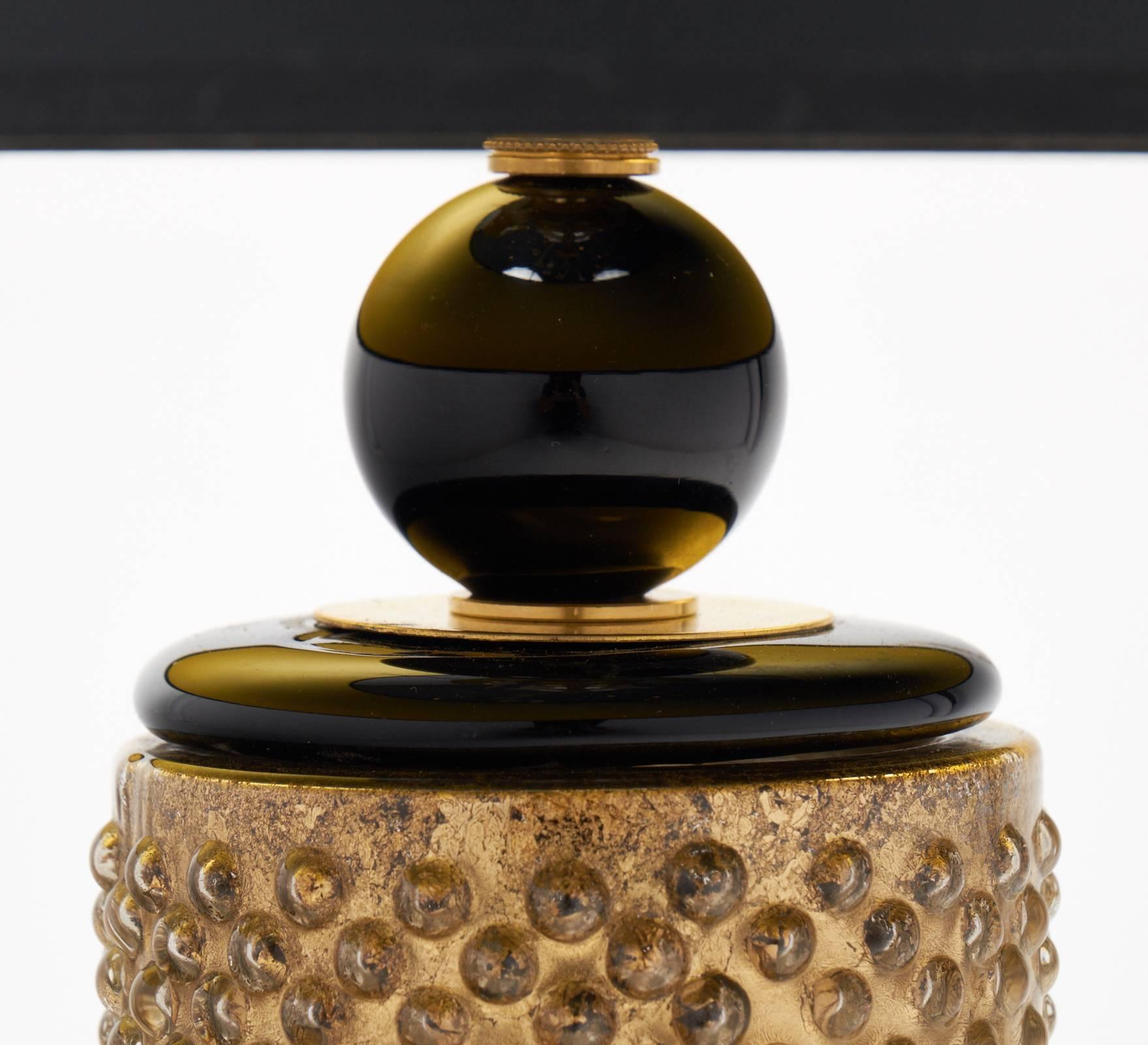 black and gold table lamps