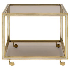 Italian Modernist Bar Cart by Romeo Rega, Circa 1970