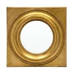 French Antique, Impressive Gold Leafed Mirror, Circa 1920