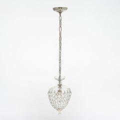 French Antique, Baccarat Crystal Pendant Chandelier, Circa 1920