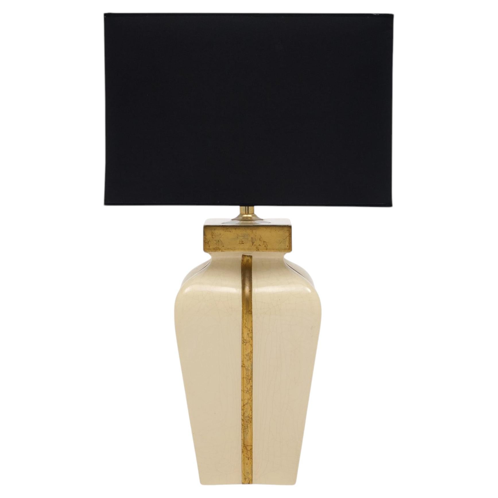 Period Mid-Century Modern Ceramic Lamp, French, Circa 1960